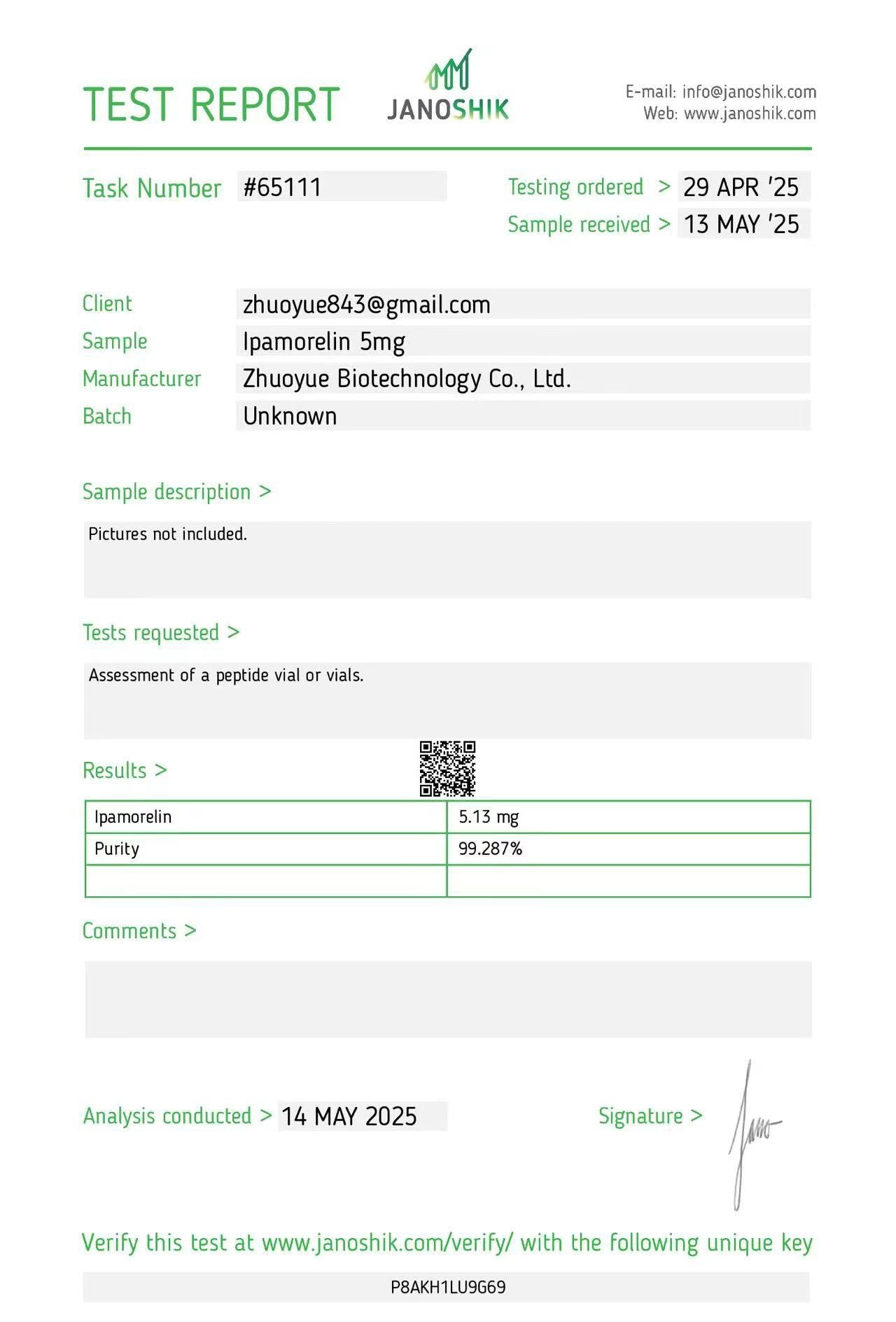 Ipamorelin Acetate