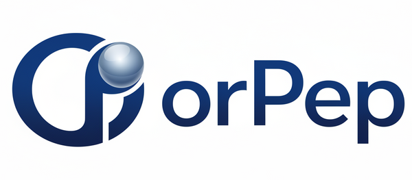 orPep Logo - High Res White